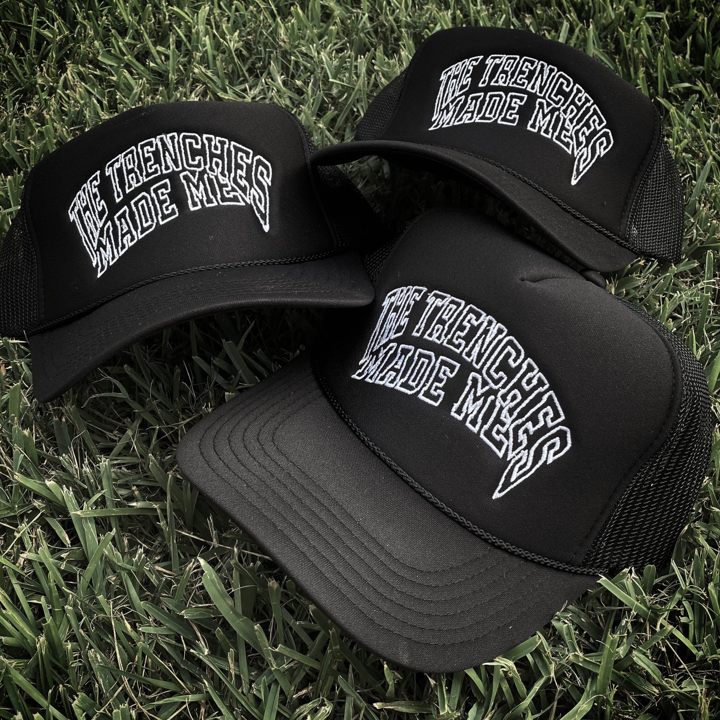 BlackXWhite Logo Trucker