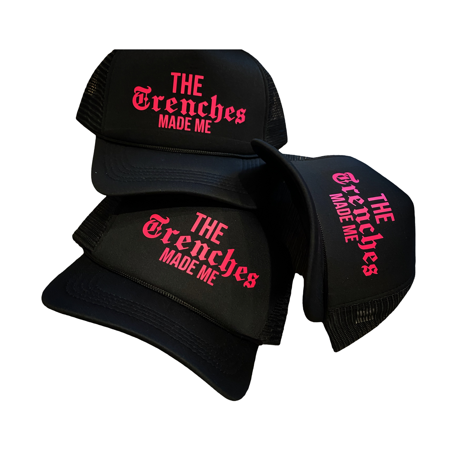 Pink & Black Trucker Hat